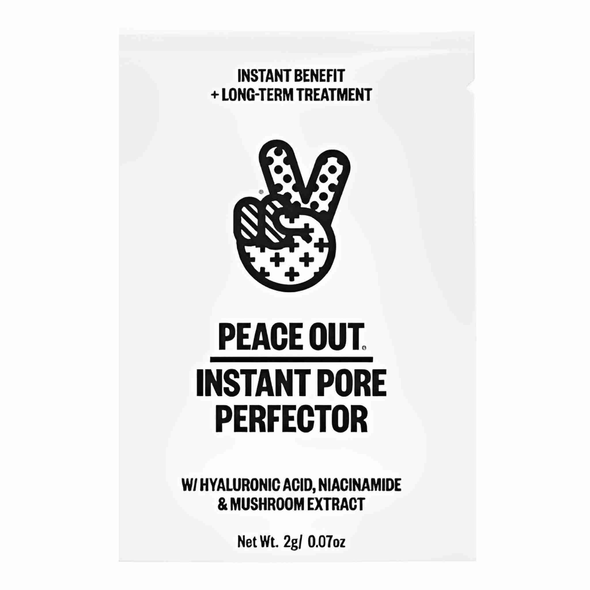 Peace out instant pore perfector sample 2g