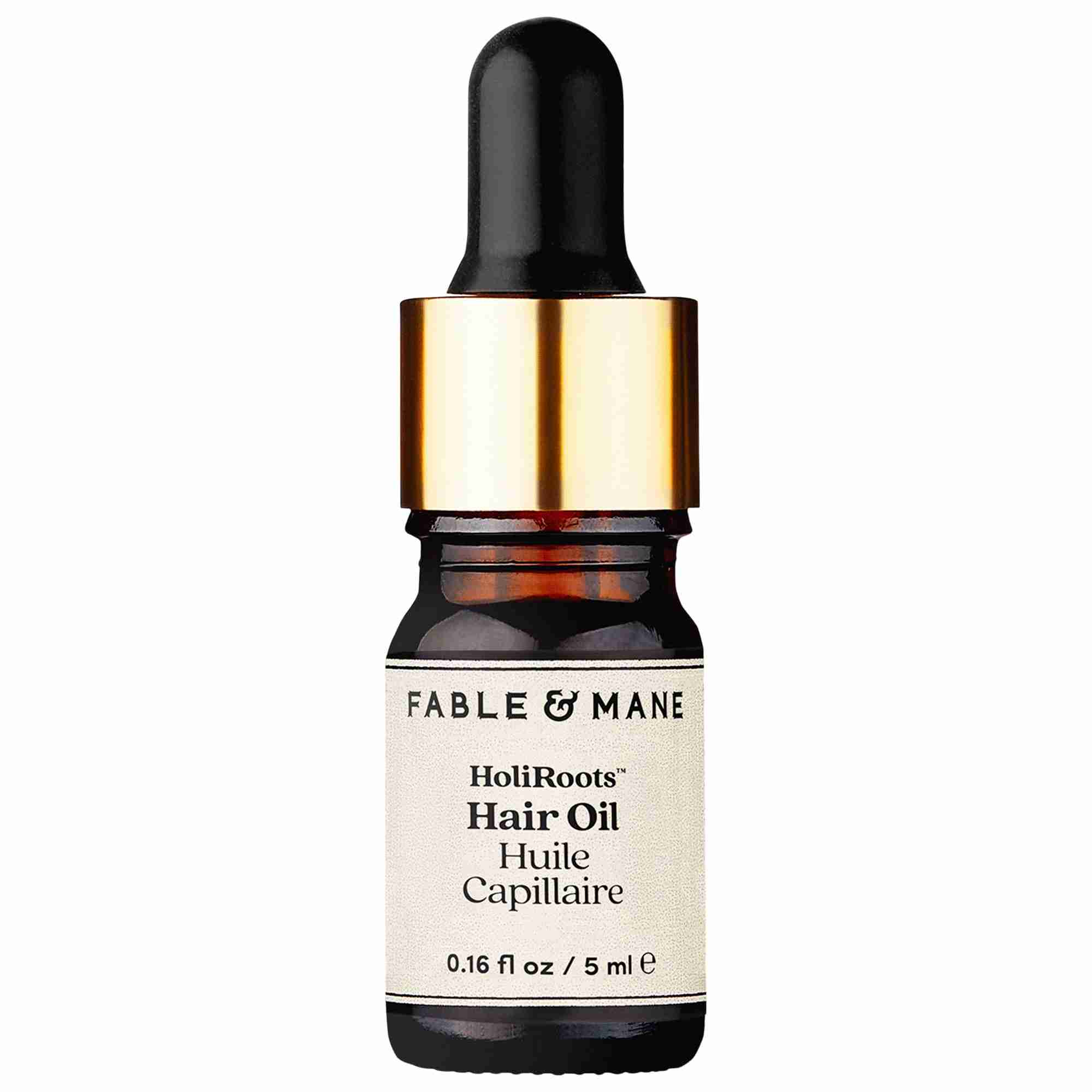 Fable & mane holiroots pre - wash hair treatment oil - 5ml