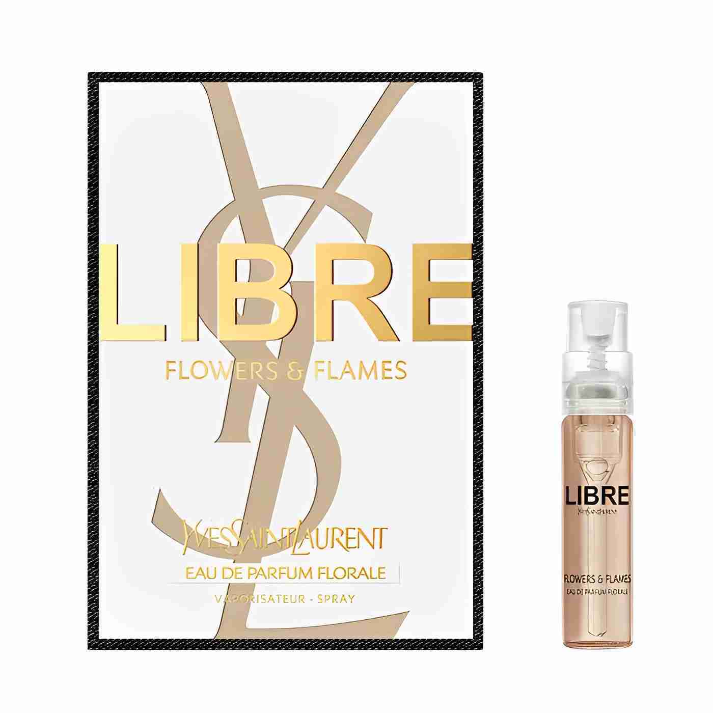 Yves saint laurent libre flowers and flames florale sample 1.2ml
