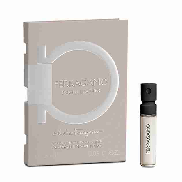 Salvatore ferragamo bright leather eau de toilette sample 1.5ml