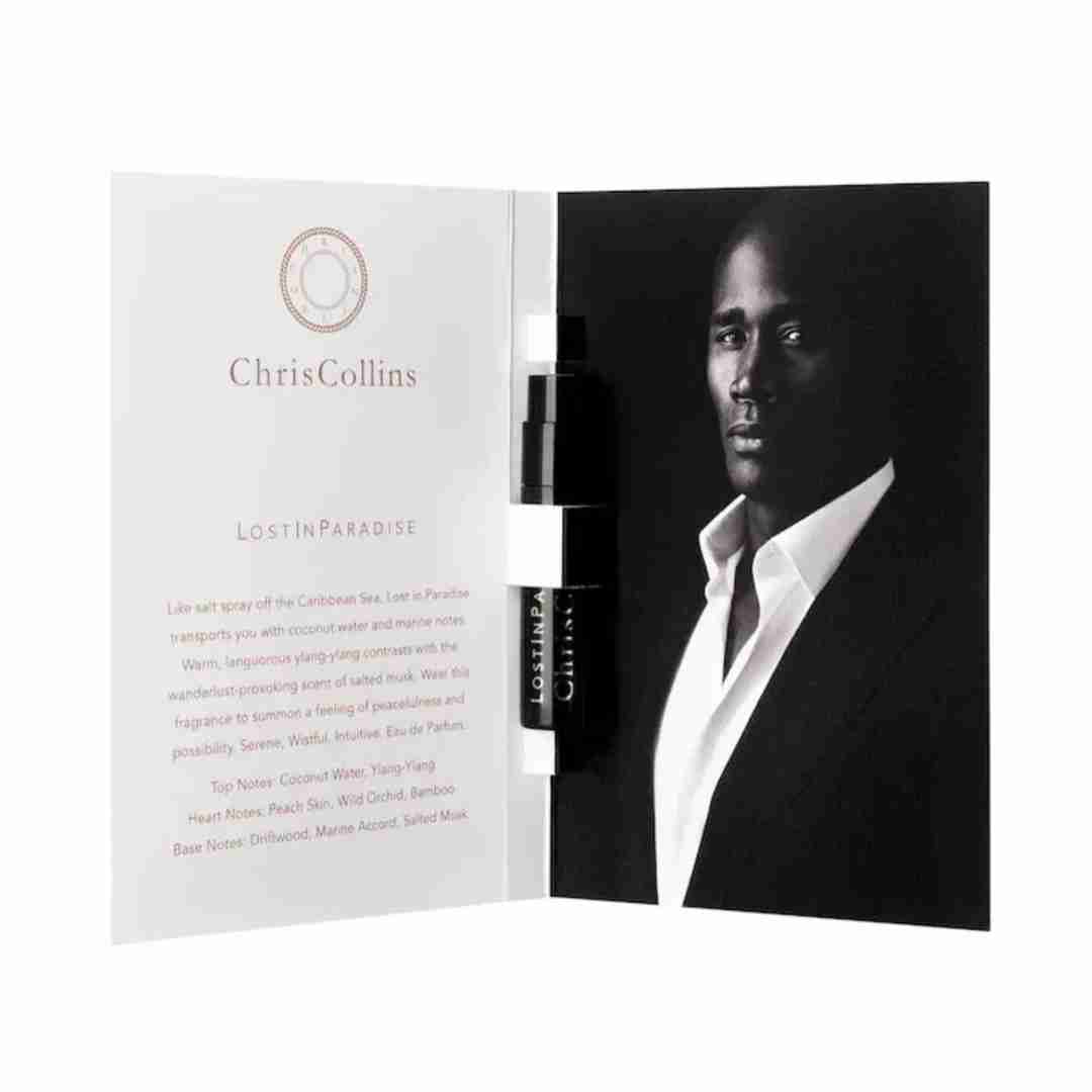 World of chris collins lost in paradise eau de parfum sample 1.2ml