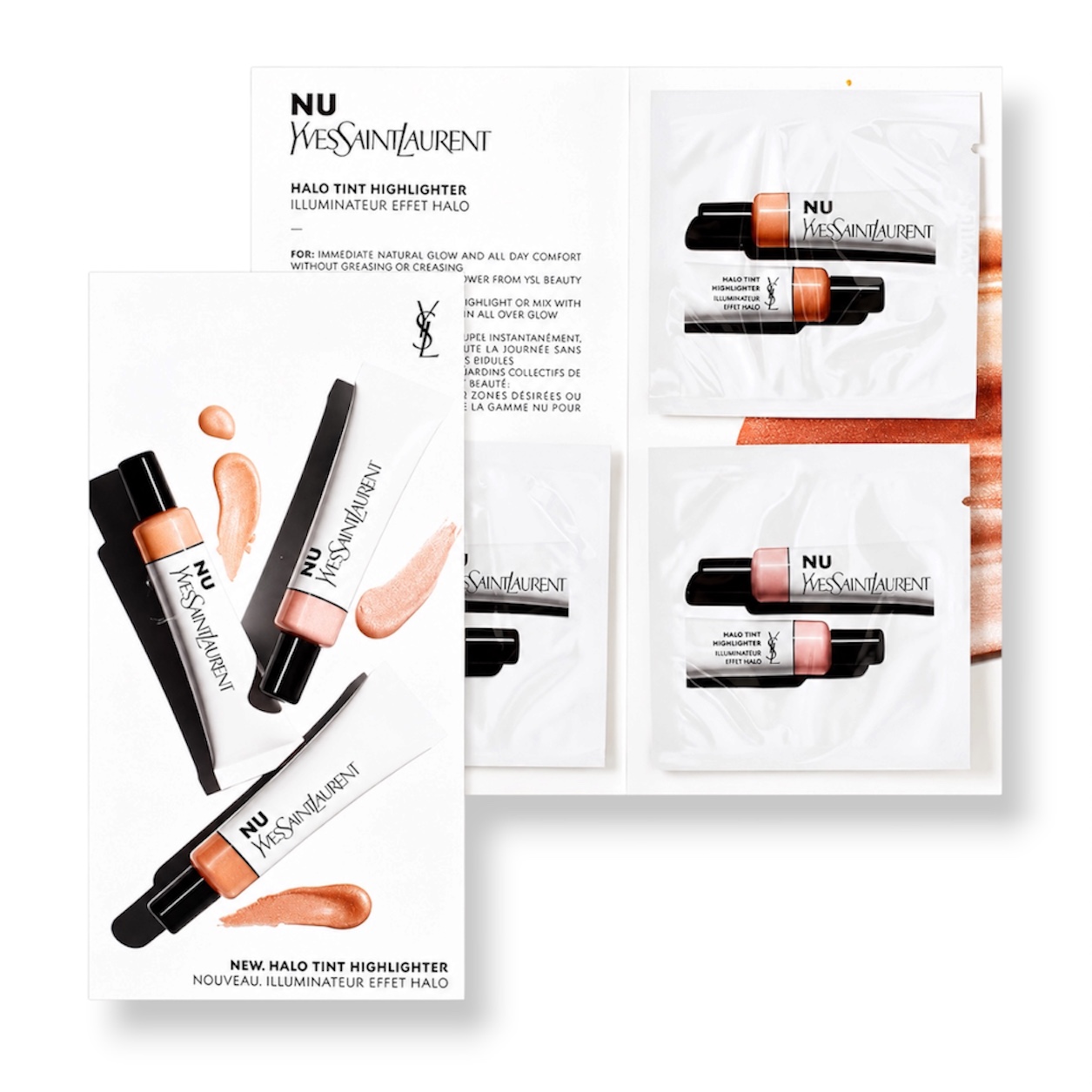 Yves saint laurent nu halo tint highlighter sample