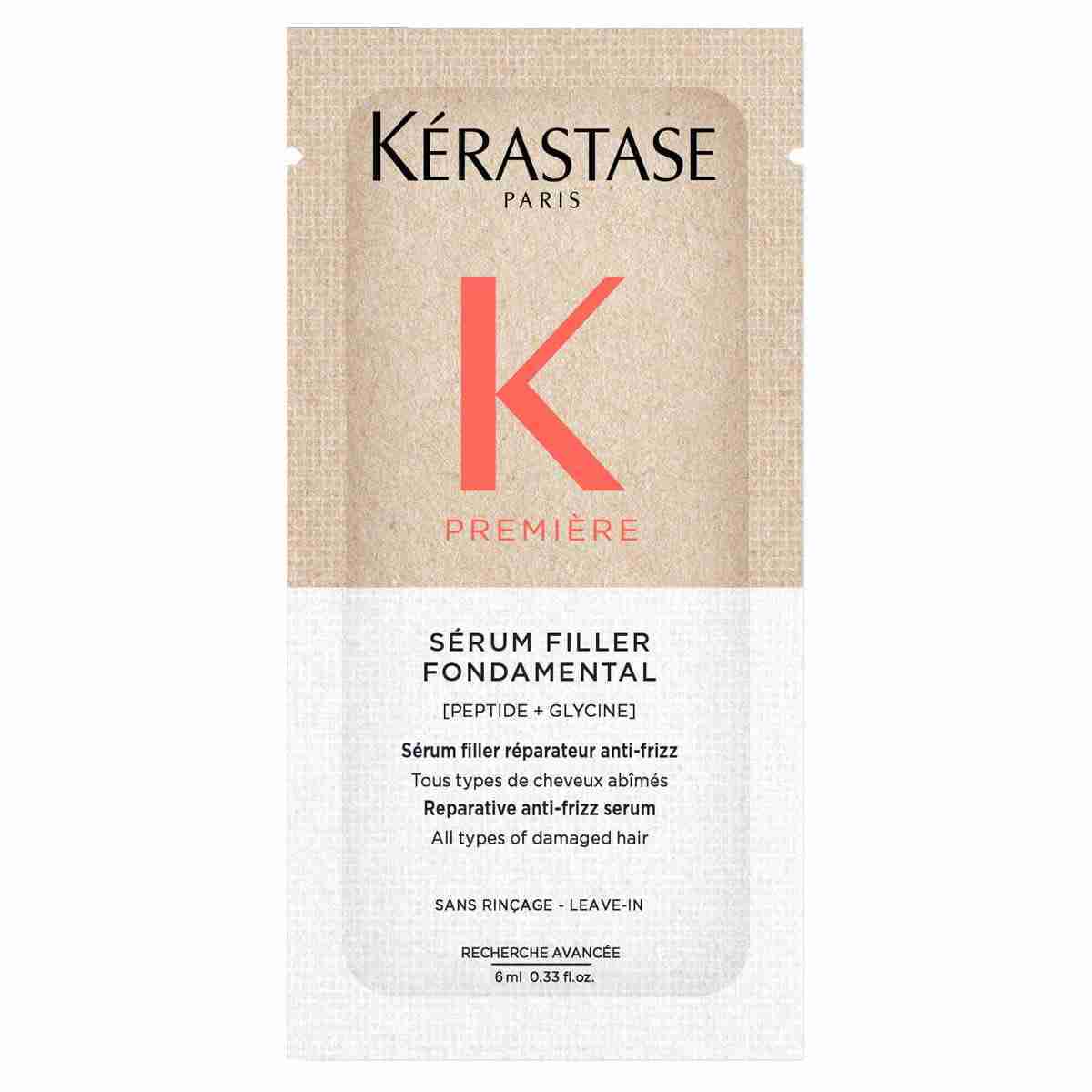 kerastase premiere filler fondamental repairing anti-frizz serum sample 6ml