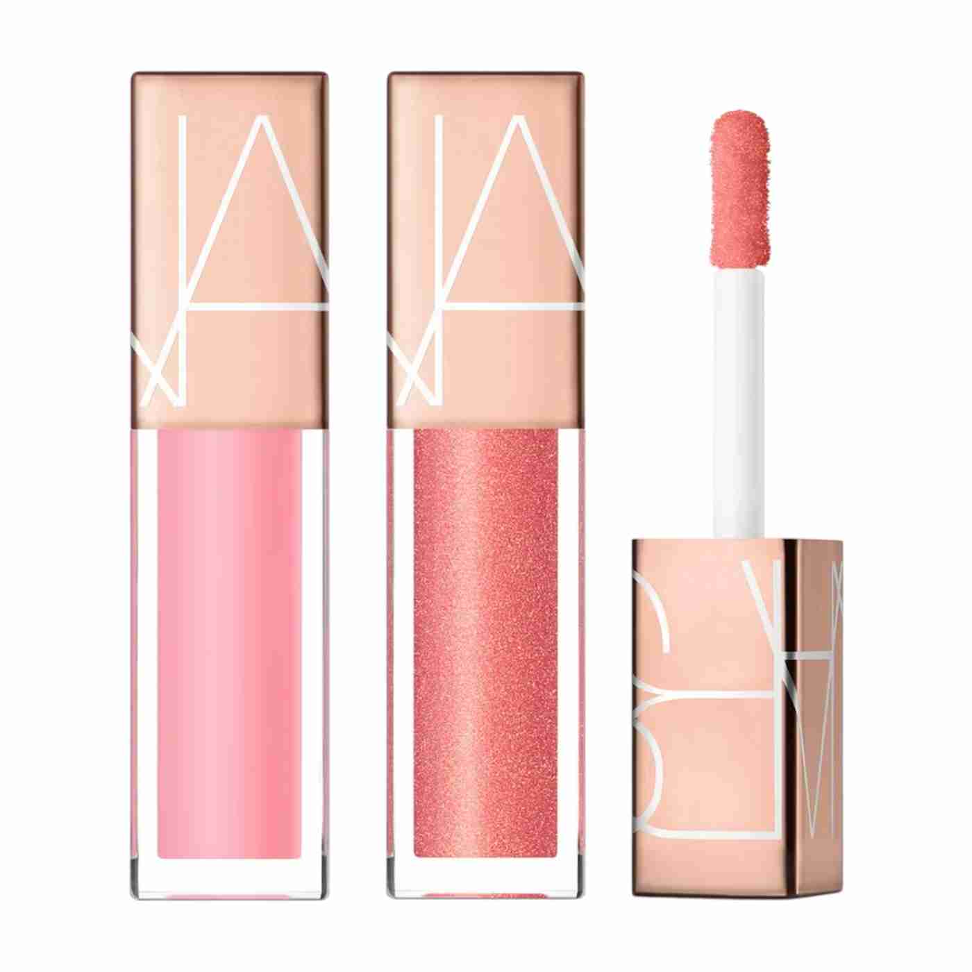 NARS Mini Afterglow Lip Shine in Orgasm and turkish delight