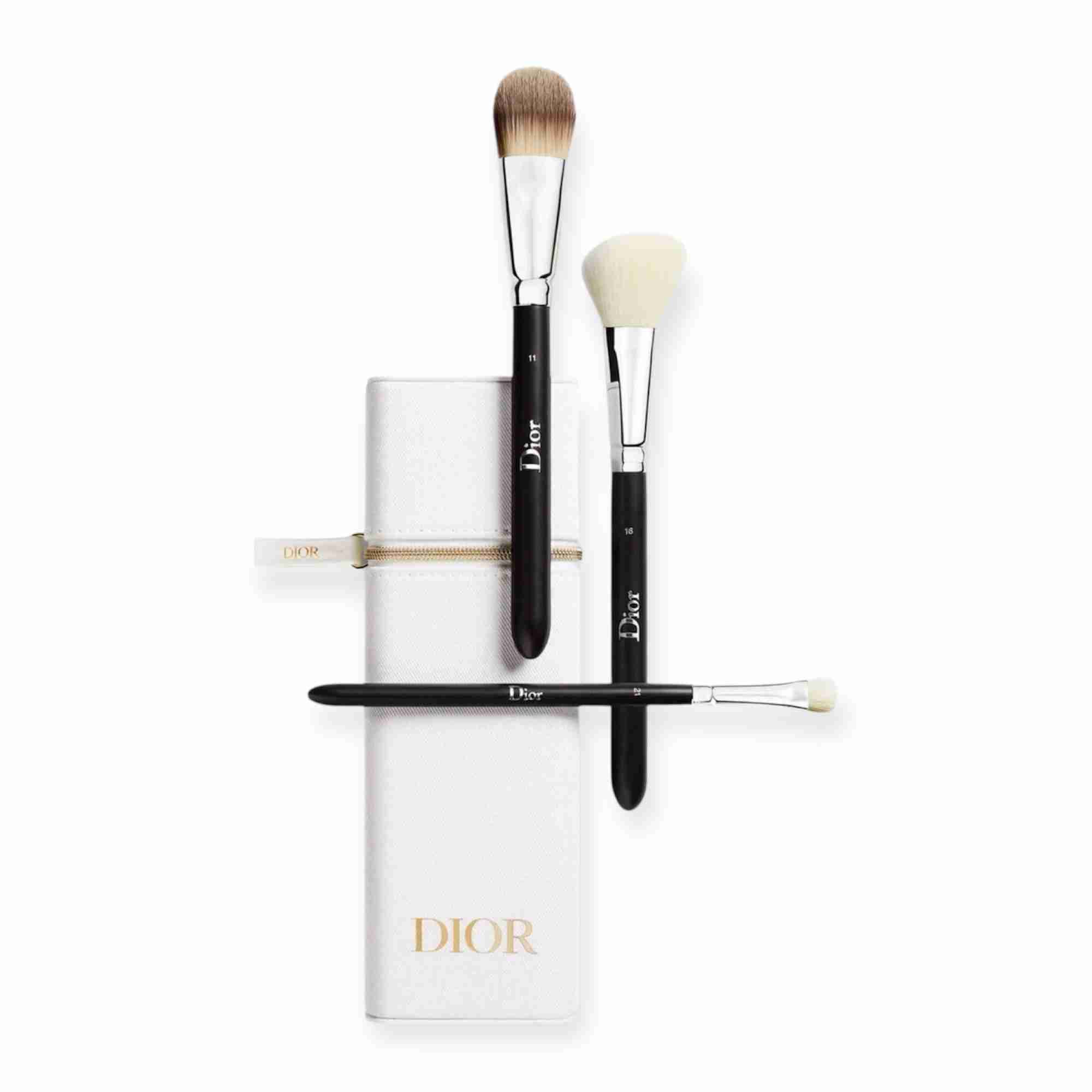Dior Face & Eye Brush Set with Travel Case