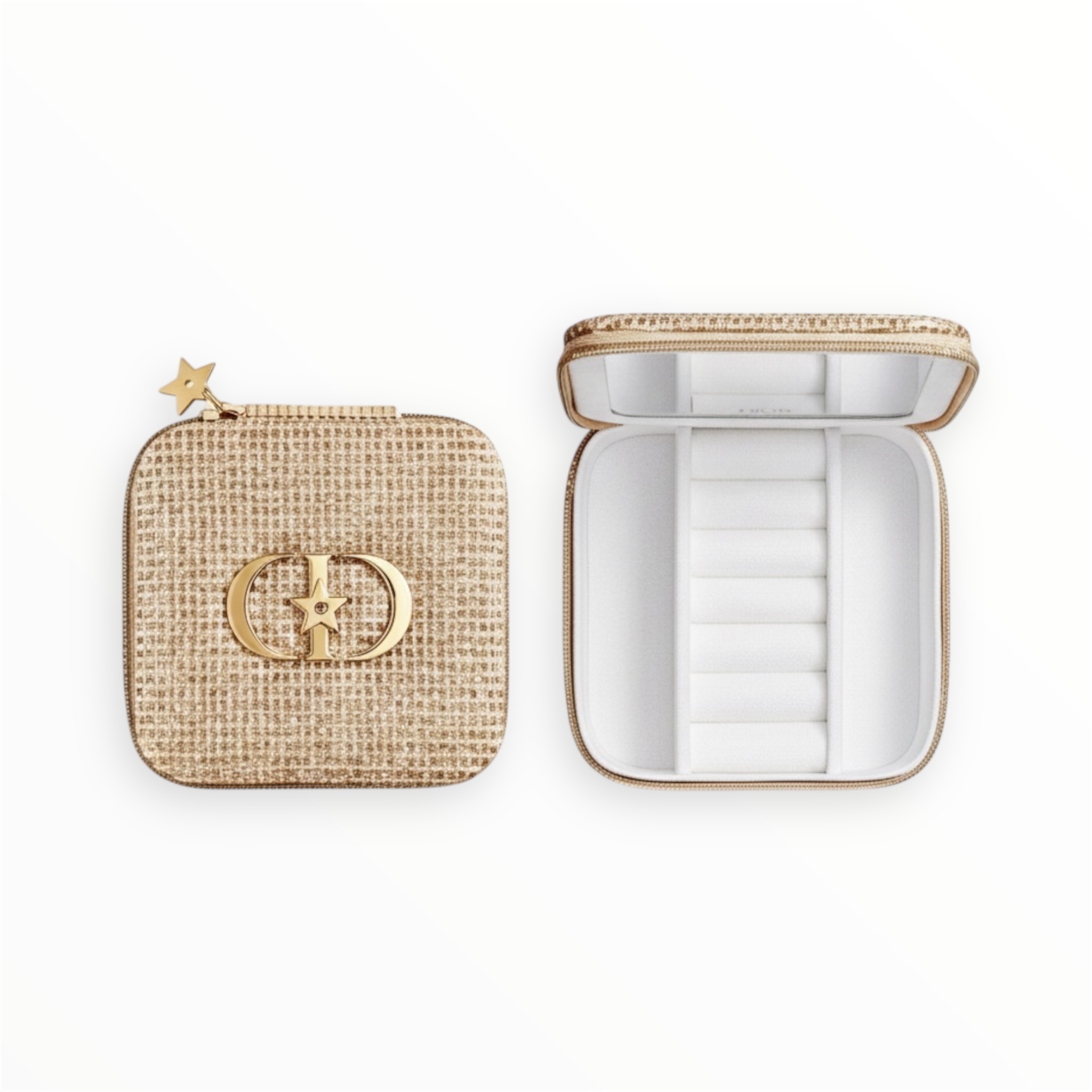 Dior Mini Jewellery Case with Mirror