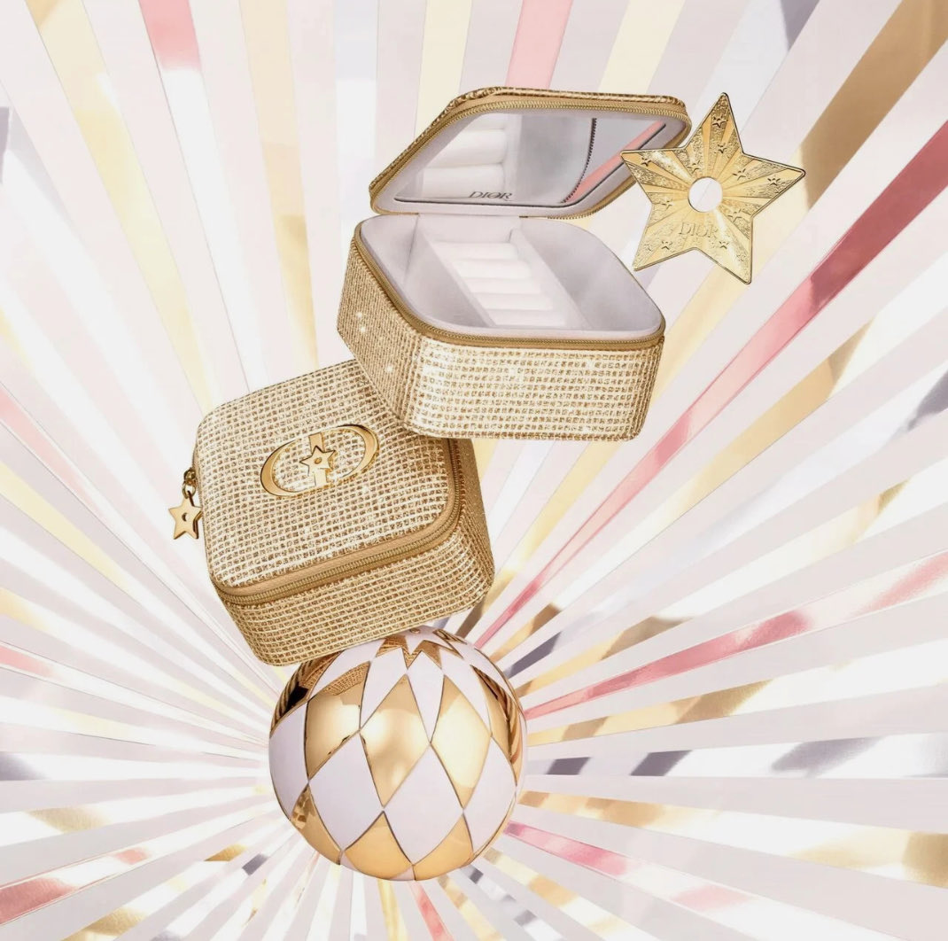 Dior Mini Jewellery Case with Mirror