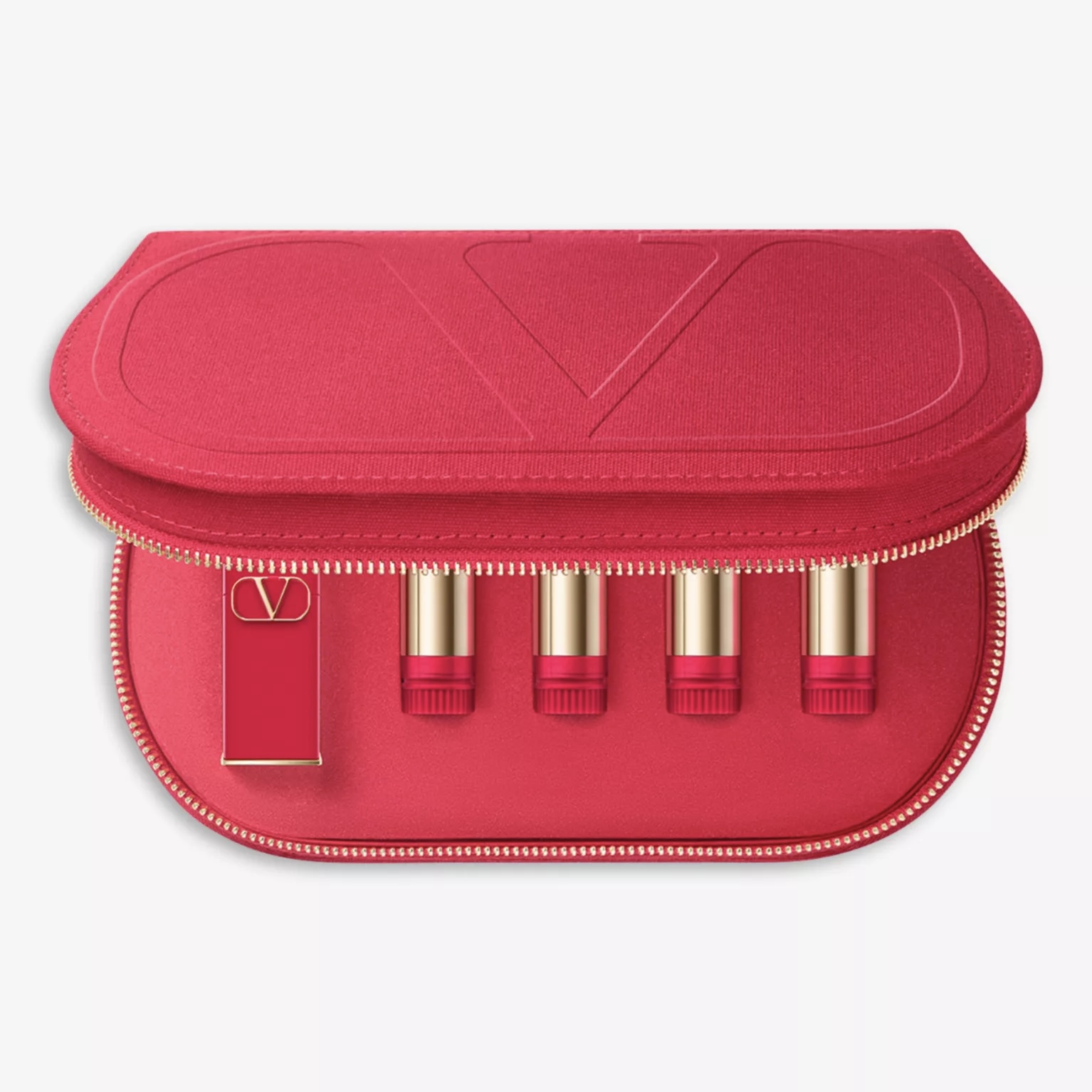 Valentino Rosso Couture Pouch Lipstick Set