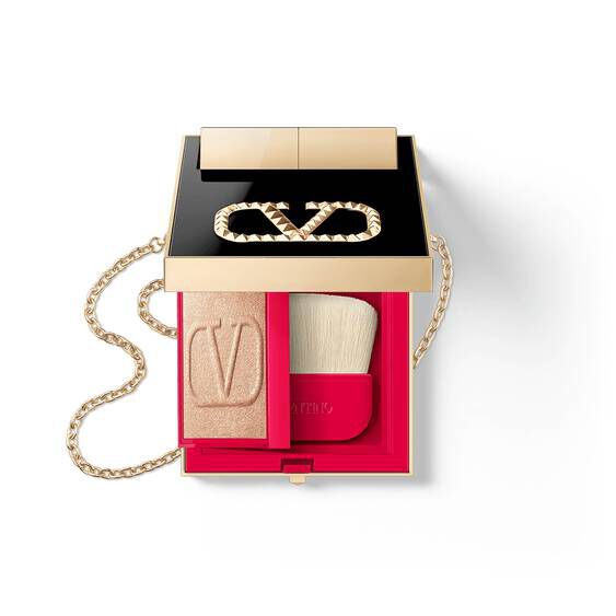 Valentino Limited Edition Go-Clutch Highlighter and Mini Lipstick